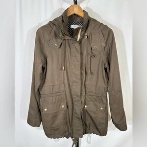 41 Hawthorn Brown Hooded Utility Jacket
